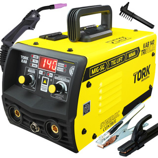 Maquina Tri Solda Inversor 140a Mig Eletrodo Serralhero Tig 220v em Oferta na Shopee