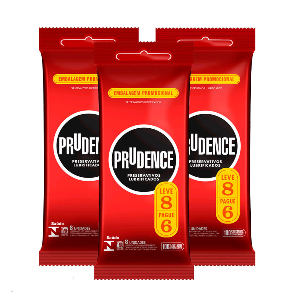 Kit 3 Preservativo Prudence Leve 8 Pague 6 em Oferta na Shopee