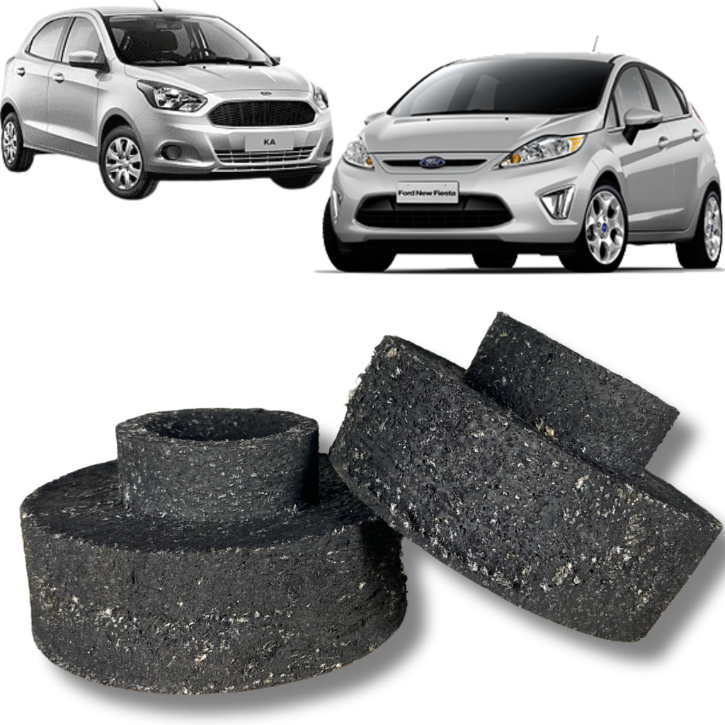 Kit Calço Mola Traseiro Ford Ka 2014/... New Fiesta 2010/...