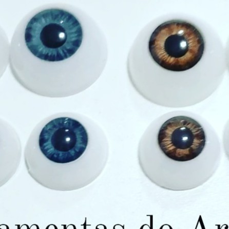 10 Olhos Reborn sem pino sem trava