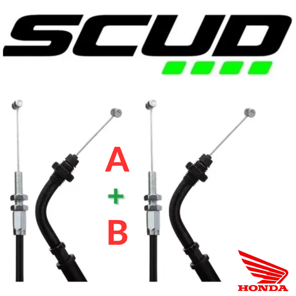 Cabo De Acelerador A + B Honda Cg 160 Titan Fan 160 SCUD Original em Oferta na Shopee