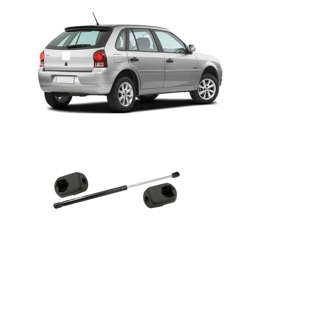Amortecedor Tampa Traseira Porta Malas Gol G3 G4 Corsa 94 a 02 Com Limpador