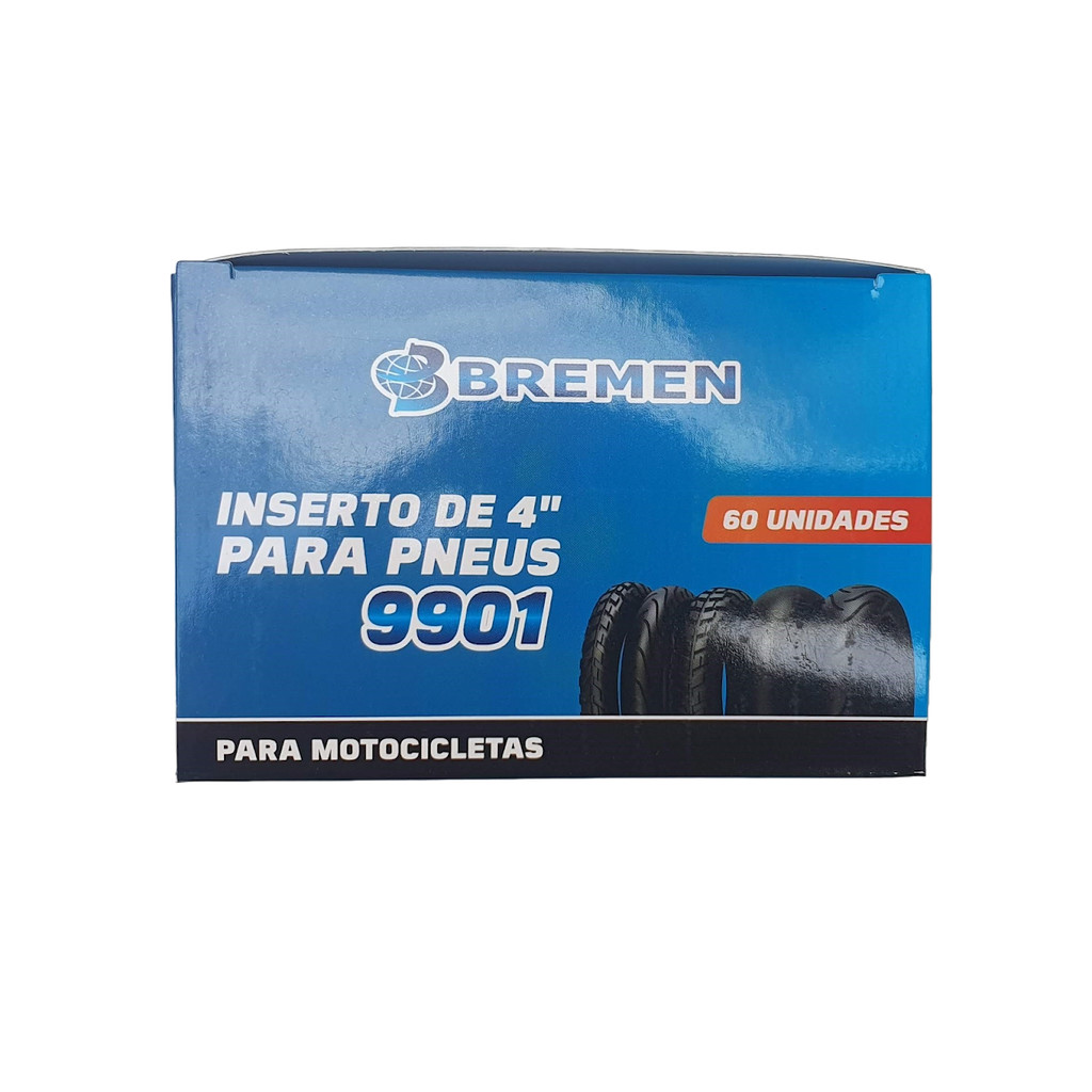 Refil CX P/ Pneu Remendo Macarrão Cx-60 Pçs 3mm Moto Bremen