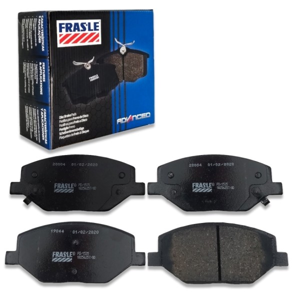 Pastilha de Freio Dianteira Spin 1.8 8v 2016/2025 - Frasle PD1535