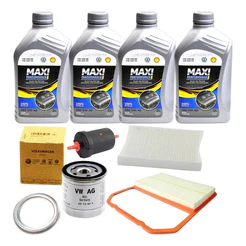 Kit Revisão +filtros Polo Virtus 3 Cilindros Mpi Original Vw