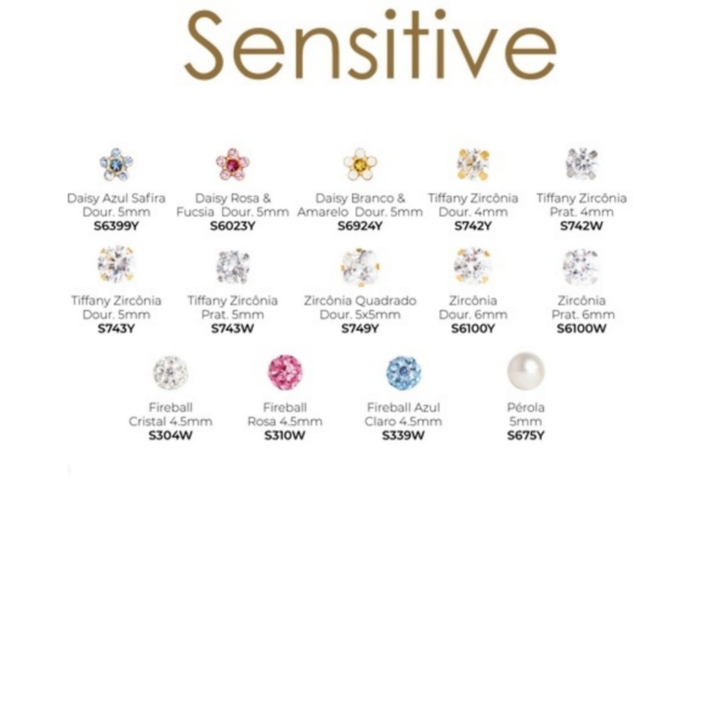 Brinco Studex Sensitive Adulto Pós-perfuração Par em Oferta na Shopee