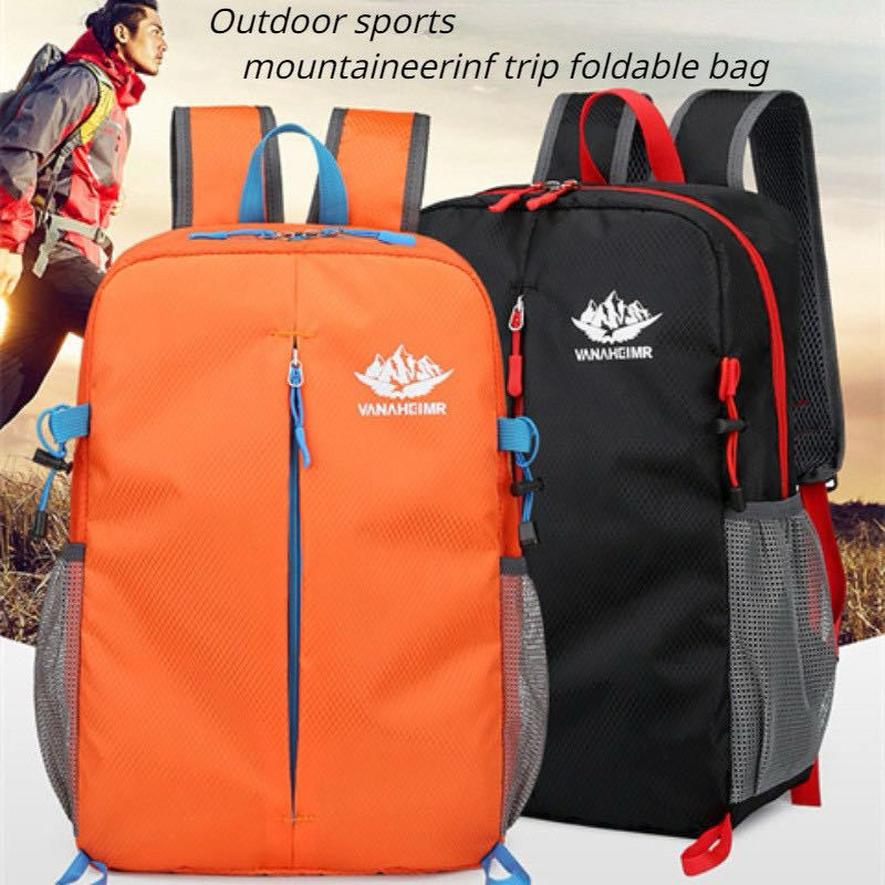 Mochila De Viagem Ao Ar Livre Portátil Impermeável Dobrável De Grande Capacidade Esportes-Lolita