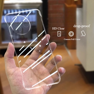 Caso De Telefone Sem Moldura Para Xiaomi Poco F7 Pro F7 Ultra 5G Capa Transparente-Fino Duro PC Claro Funda em Oferta na Shopee