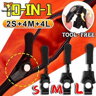 Kit De Reparo De Zíper Instantâneo De 3 Tamanhos-Fácil Instalação Sem Ferramentas Cabeça De Parafuso Universal-Bolsas Tr