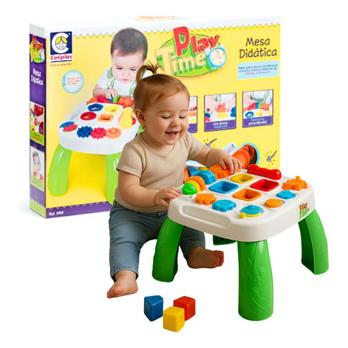 Mesa Didática Play Time De Atividades Mesinha Infantil Toys brinquedo divertido educativo