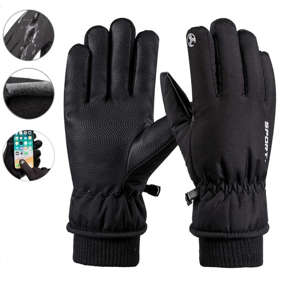 Luvas De Neve Impermeáveis Grossas Aguenta O Frio Novo em Oferta na Shopee