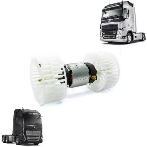 Motor Ventilador Ar Condicionado Volvo FH / FM / NH 2002 Até 2014 OEM: 21639688/ 3090909 *