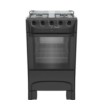 Fogao Mueller 4 Bocas Preto Mesa de Inox com Acendimento Automático Bivolt (MFI4BB) em Oferta na Shopee