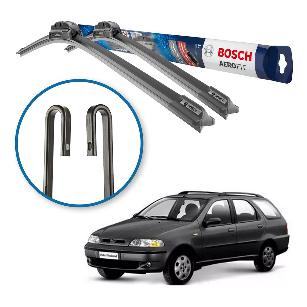 Palheta Limpador Parabrisa Original Bosch Fiat Palio Weekend 2004 A 2007 em Oferta na Shopee