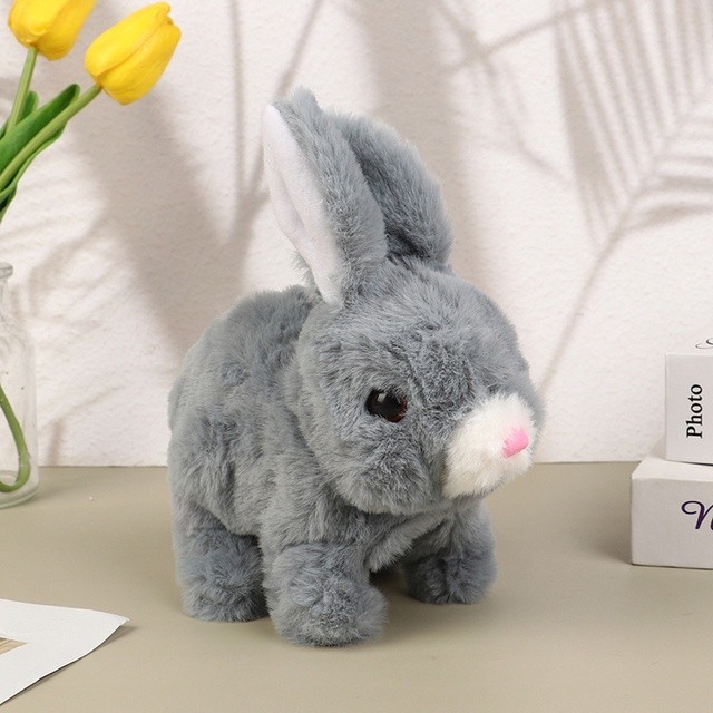 Coelho de brinquedo divertido - Pula e emite som