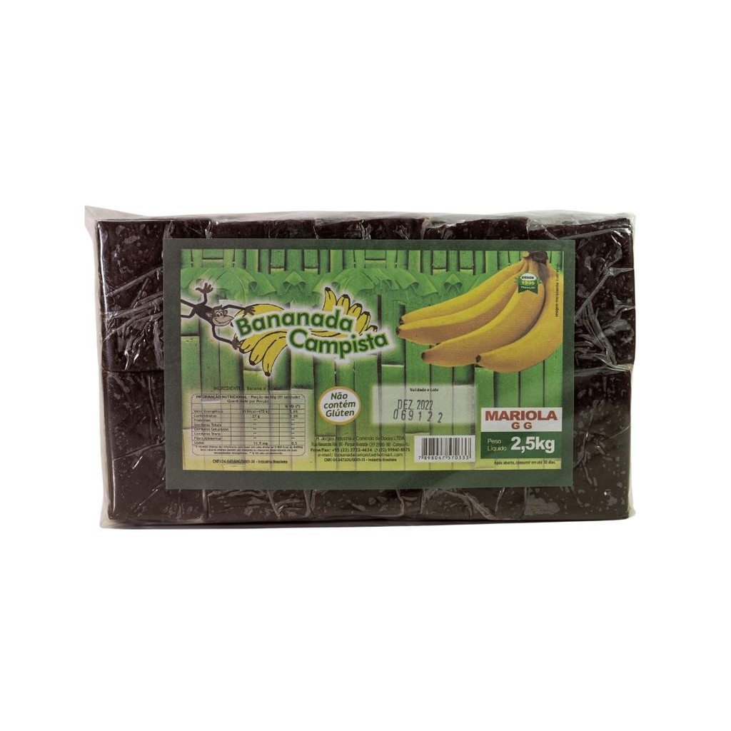 Mariola Lisa 2,5 Kg - Bananada Campista