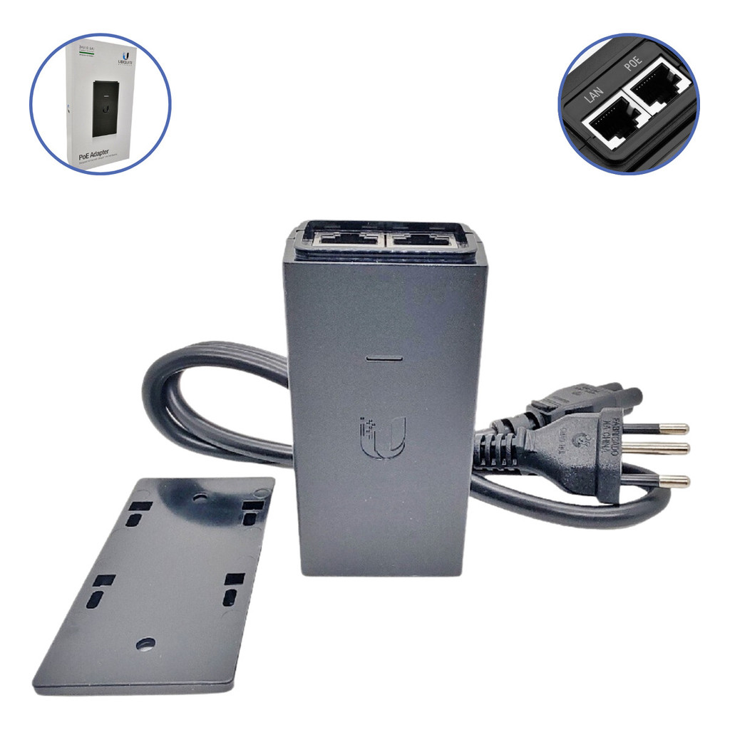 Fonte Poe Ubiquiti Gigabit 24v 0.5a 12w Injetor Original