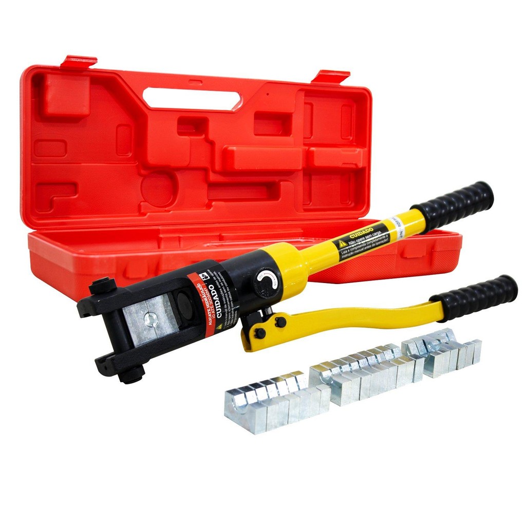 Alicate Hidráulico Prensa Crimpa Terminal 10 ate 300mm em Oferta na Shopee