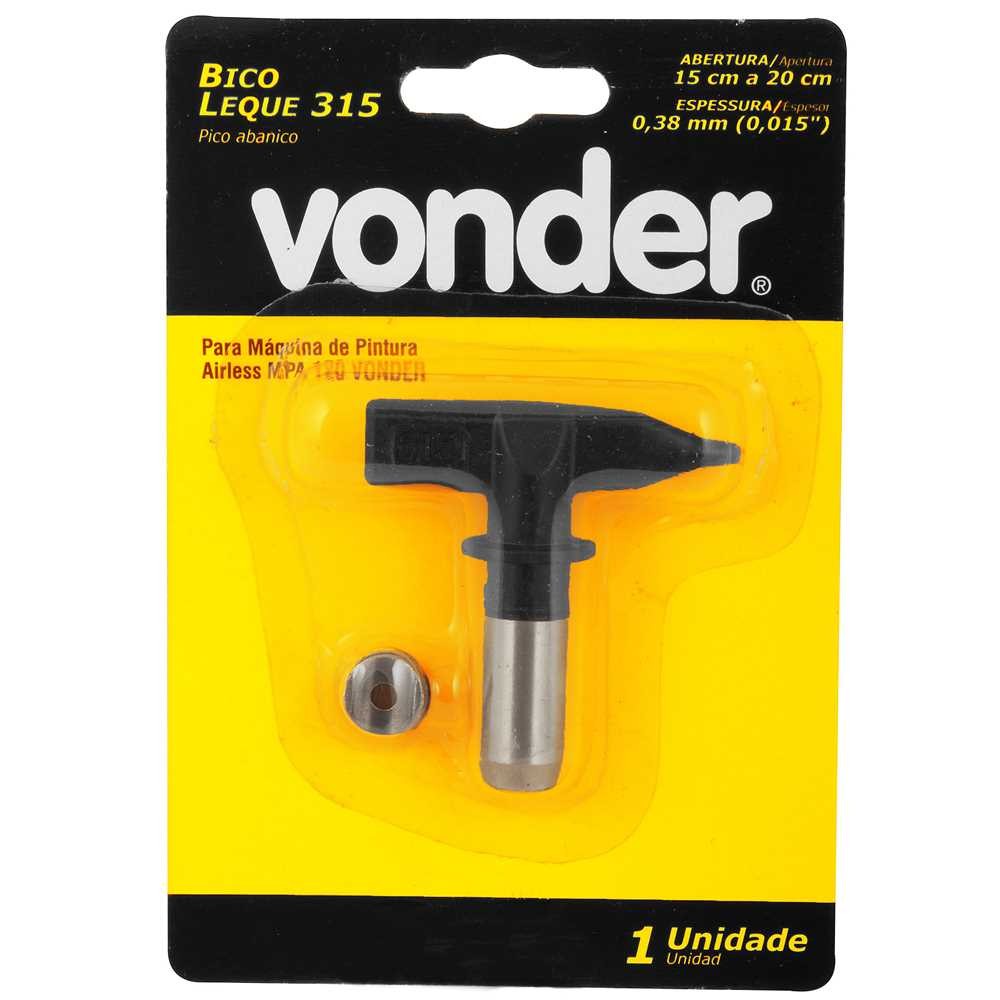 Bico Leque 315 Abertura 15 A 20 Cm Máquina Airless Vonder em Oferta na Shopee