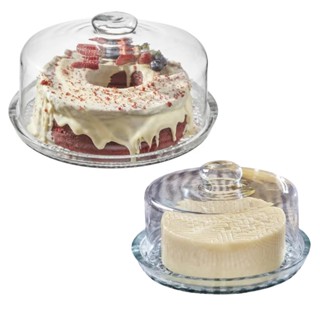 Conjunto Boleira E Queijeira de Vidro Com Tampa Petit Poa em Oferta na Shopee