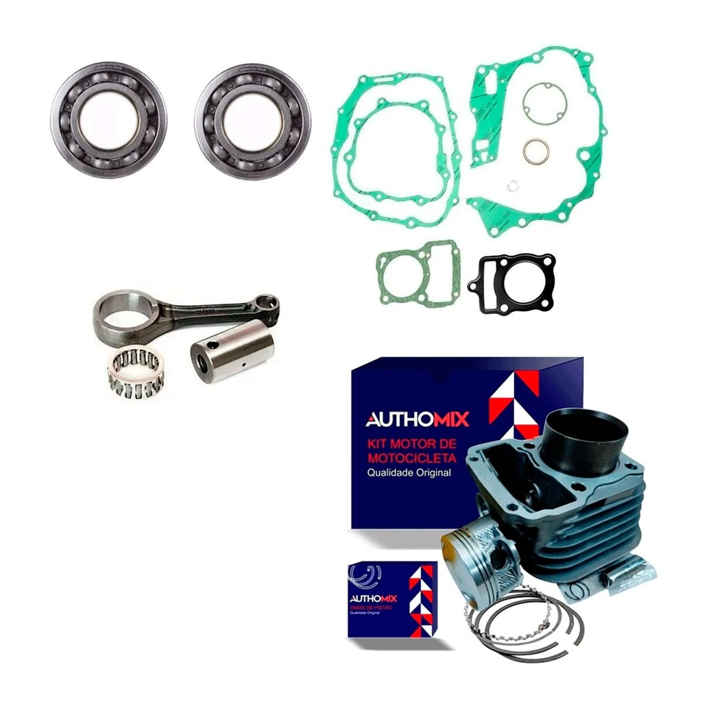 Kit Cilindro Biela Juntas Motor Cg Fan Titan 125 02/2008