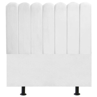Cabeceira Nuvem Cama Box Solteiro 90 Cm Alanis Suede Branco em Oferta na Shopee