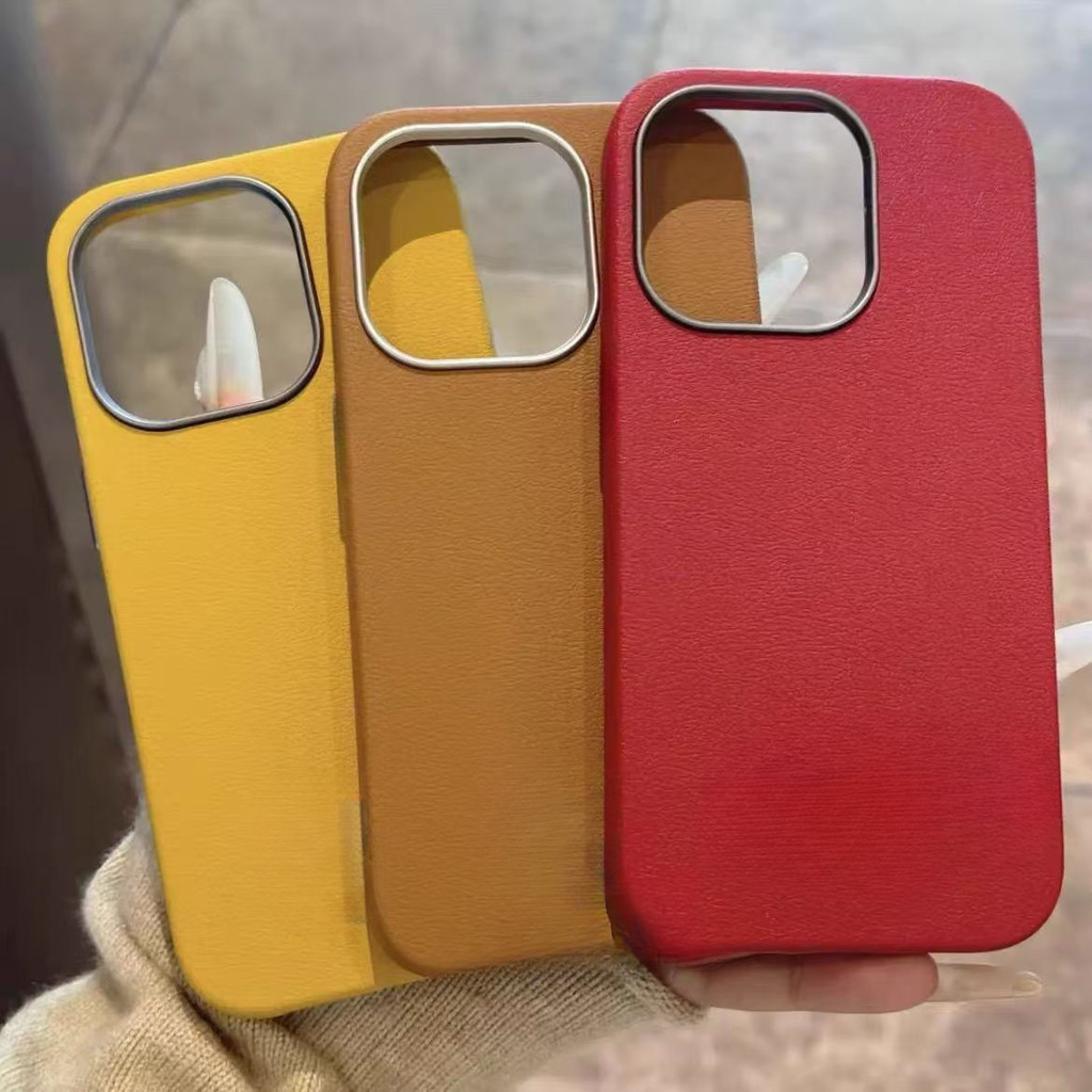 Luxo Couro PU TPU Macio À Prova De Choque Case Capa Capinha Para iPhone 11 12 13 14 15 16 Pro Max Plus X XS Max XR em Oferta na Shopee