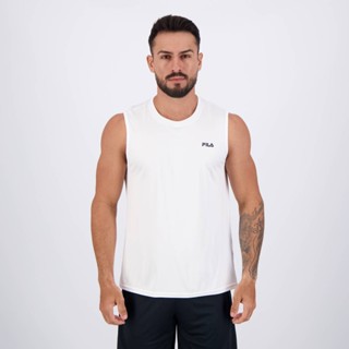 Regata Fila Basic Sports Polygin Branca em Oferta na Shopee