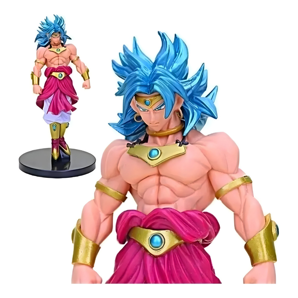 Boneco Broly 20 cm Dragon Ball Action Figure personagem coleção Decoração Figura de Ação Desenho Anime DBZ