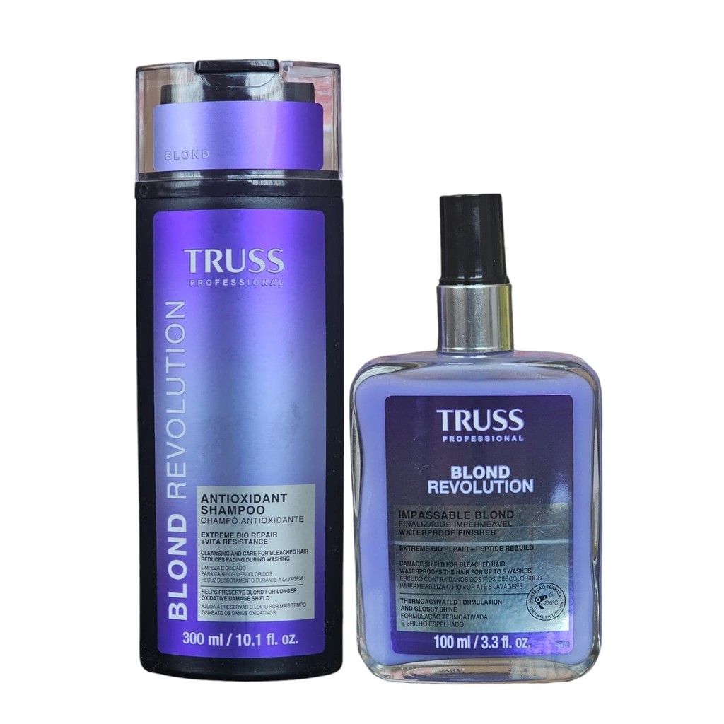 Kit Truss Blond Revolution Shampoo 300ml + Finalizador 100ml