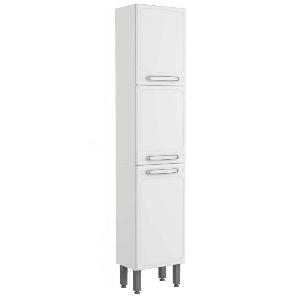 Paneleiro Simples em Aço Bertolini Evidence 3 Portas Branco