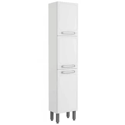 Paneleiro Simples em Aço Bertolini Evidence 3 Portas Branco