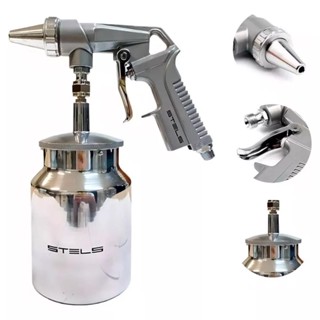 Pistola Pneumática para Jateamento de Areia com Caneca 1 Litro 5732655 STELS em Oferta na Shopee