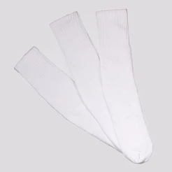 Kit Meia Selene Cano Médio 3 Pares Branca