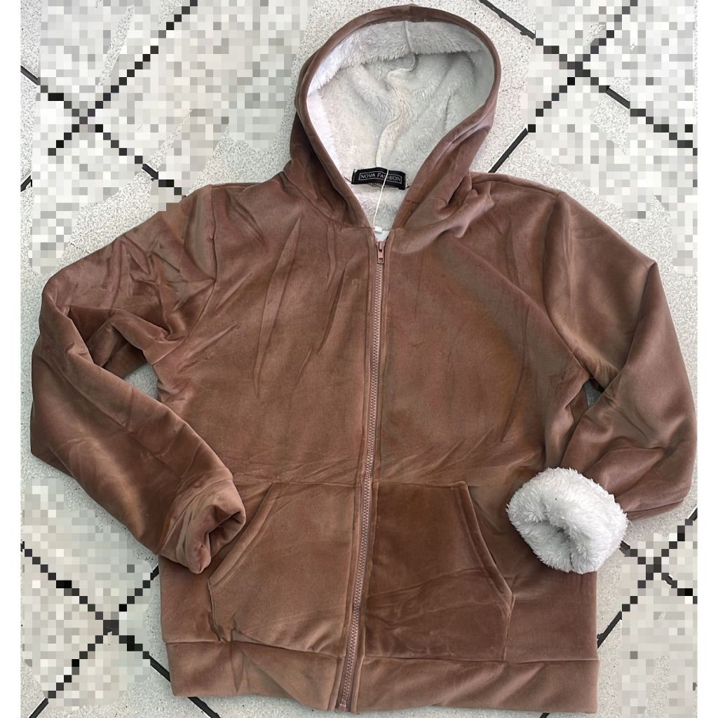 blusa peluciada grossa pronto para inverno no7789 em Oferta na Shopee