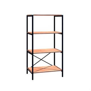 Estante Padova Madeira e Preta 117 cm em Oferta na Shopee