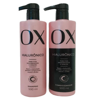 Shampoo + Condicionador Ox Hialurônico 500ml (cada) em Oferta na Shopee