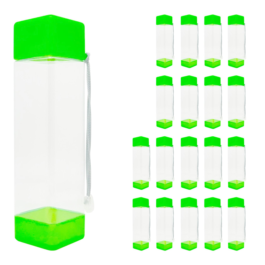 Garrafa de Água Academia 600ml 12pçs Com Cordão Segurança em Oferta na Shopee