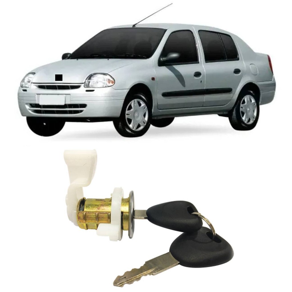 Cilindro Chaves Porta Clio 2000 02 04 06 08 A 2016 Lado Esquerdo em Oferta na Shopee