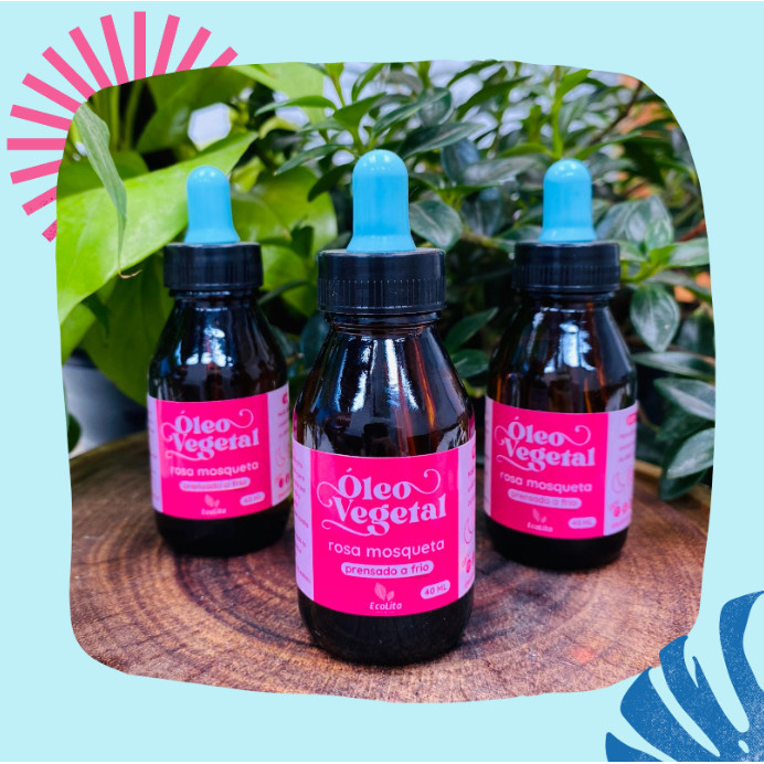 Óleo vegetal de rosa mosqueta | Vegano e ecológico em Oferta na Shopee