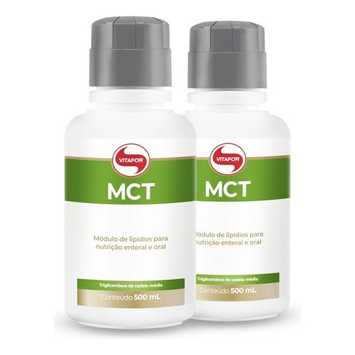 Kit C/ 2 Mct Vitafor 500ml Sabor Natural