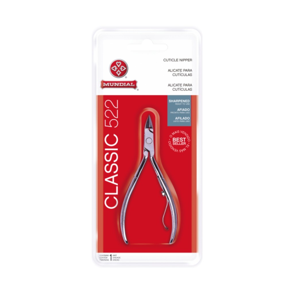Alicate De Cutícula 522-C Classic Profissional Unha Mundial em Oferta na Shopee