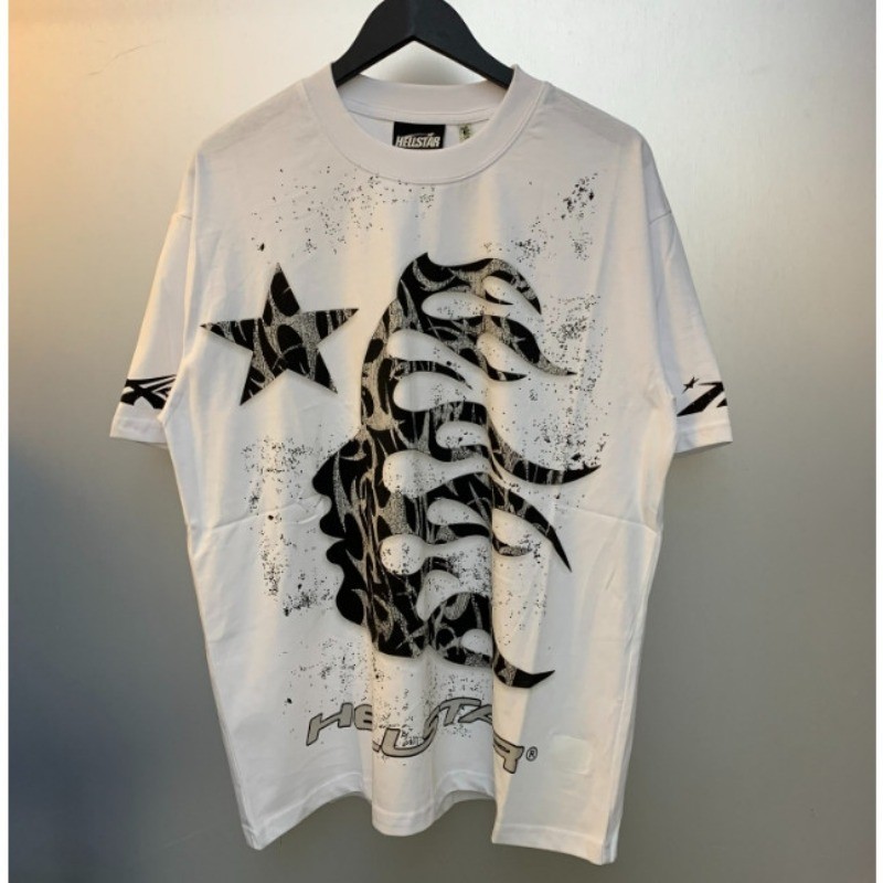 "Camiseta Oversized De Alta Qualidade - PACH THE PARADISE X Wenwu Summer - Estilo Exclusivo HELLSTAR Studios