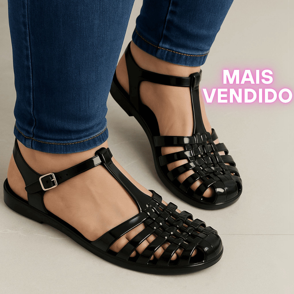 Sandália Feminina Aranha Clássica Confortável Tendência Urbana Estilo Praia Possession