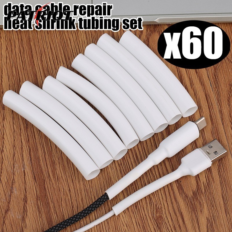 Relação De Encolhimento De Tubo Termorretrátil 3 : 1 Para Reparo De Cabos , Mangas Protetoras De Fio De Dados 20/40/60PC