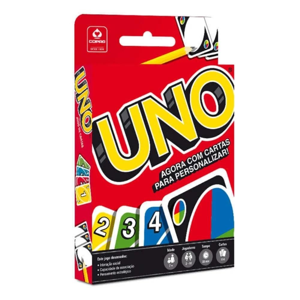 JOGO DE CARTAS UNO 114 CARTAS COPAG