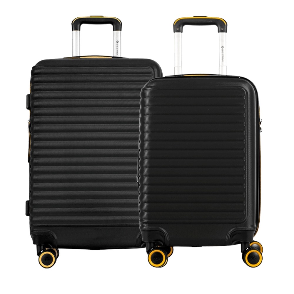 Kit Malas M P Expansível com Rodas 360° Cadeado TSA Sestini