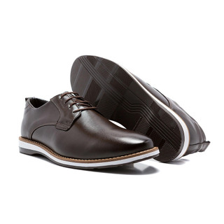 Sapato Casual Masculino Versales Fechamento Cadarço Esporte Fino Elegante Preto Marrom