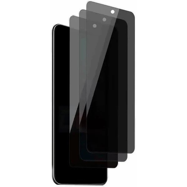 Kit 3x Películas 3D de Vidro Privativas para Samsung Galaxy M35 5G Anti Espião