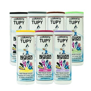 Pacote 6 Corante Tupy Nylon - para lycra, seda, lã - frasco 45g em Oferta na Shopee